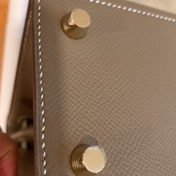 Hermes Epsom Kelly Sellier 25 Etoupe - Picture 2 of 6